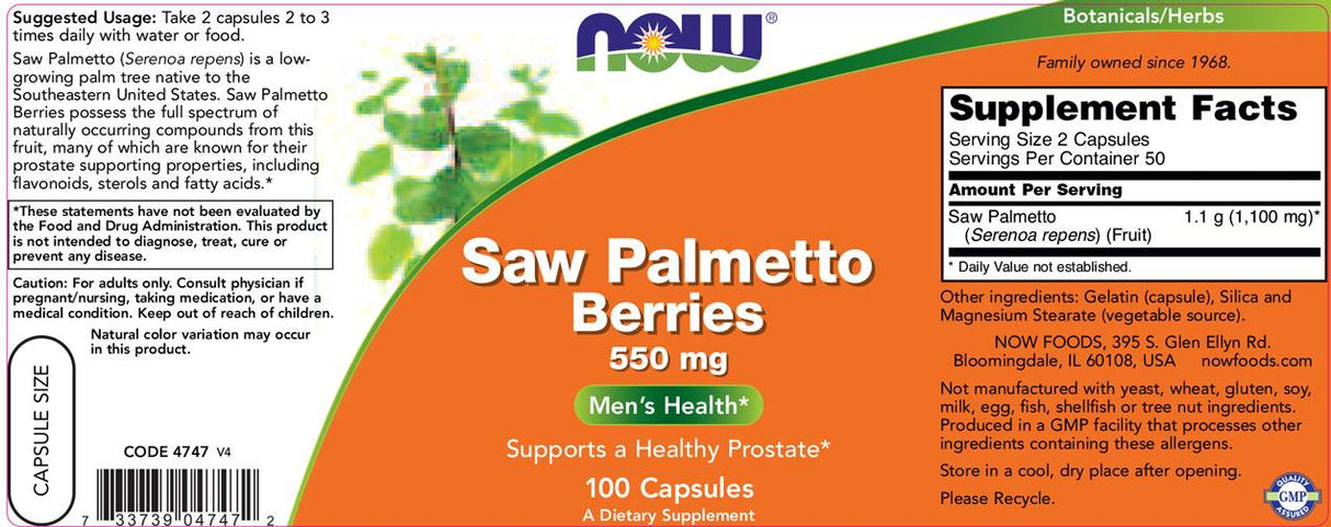 Трион Palmetto плодове 550 mg - 250 капсули