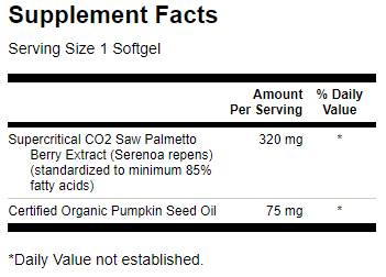 Трион Palmetto - максимална якост 320 mg 60 гел капсули