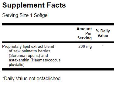 SAW Palmetto / Astaxanthin простатен комплекс 60 гел капсули