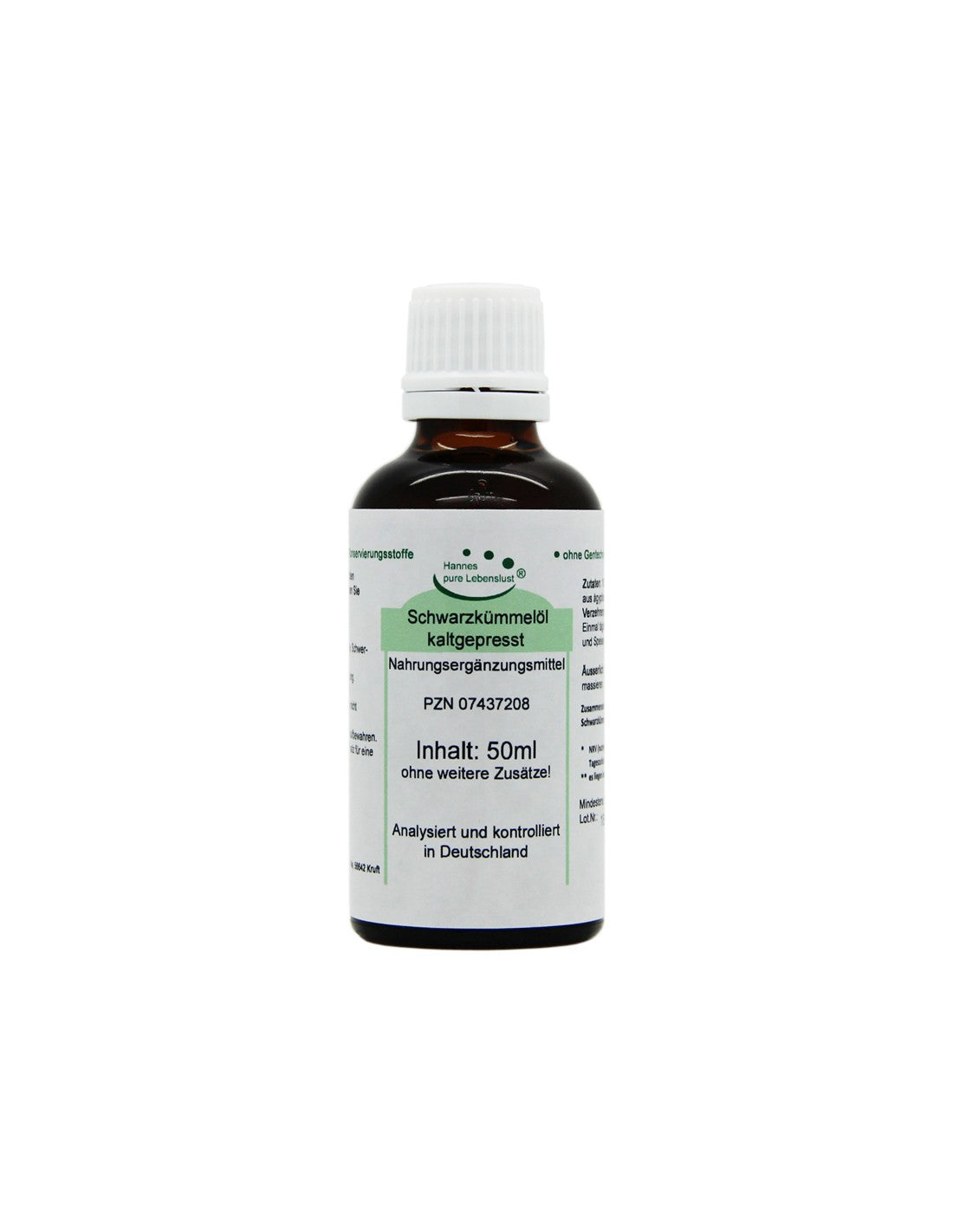 Schwarzkümmelöl - Студено пресорено черно кимионско масло, 50 ml капки el compra
