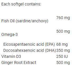 Sea Licious Omega 3 Belly to Baby DHA за бременни жени 816 mg 60 гел капсули