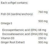 Sea Licious Omega 3 Belly to Baby DHA за бременни жени 816 mg 60 гел капсули