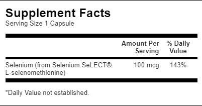 Selenium 100 mcg (L -селенометионин) - 300 капсули