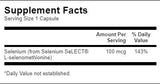 Selenium 100 mcg (L -селенометионин) - 300 капсули