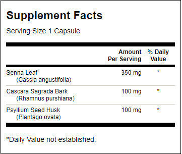 Senna/Psyllium/Cascara комплекс 550 mg - 90 капсули