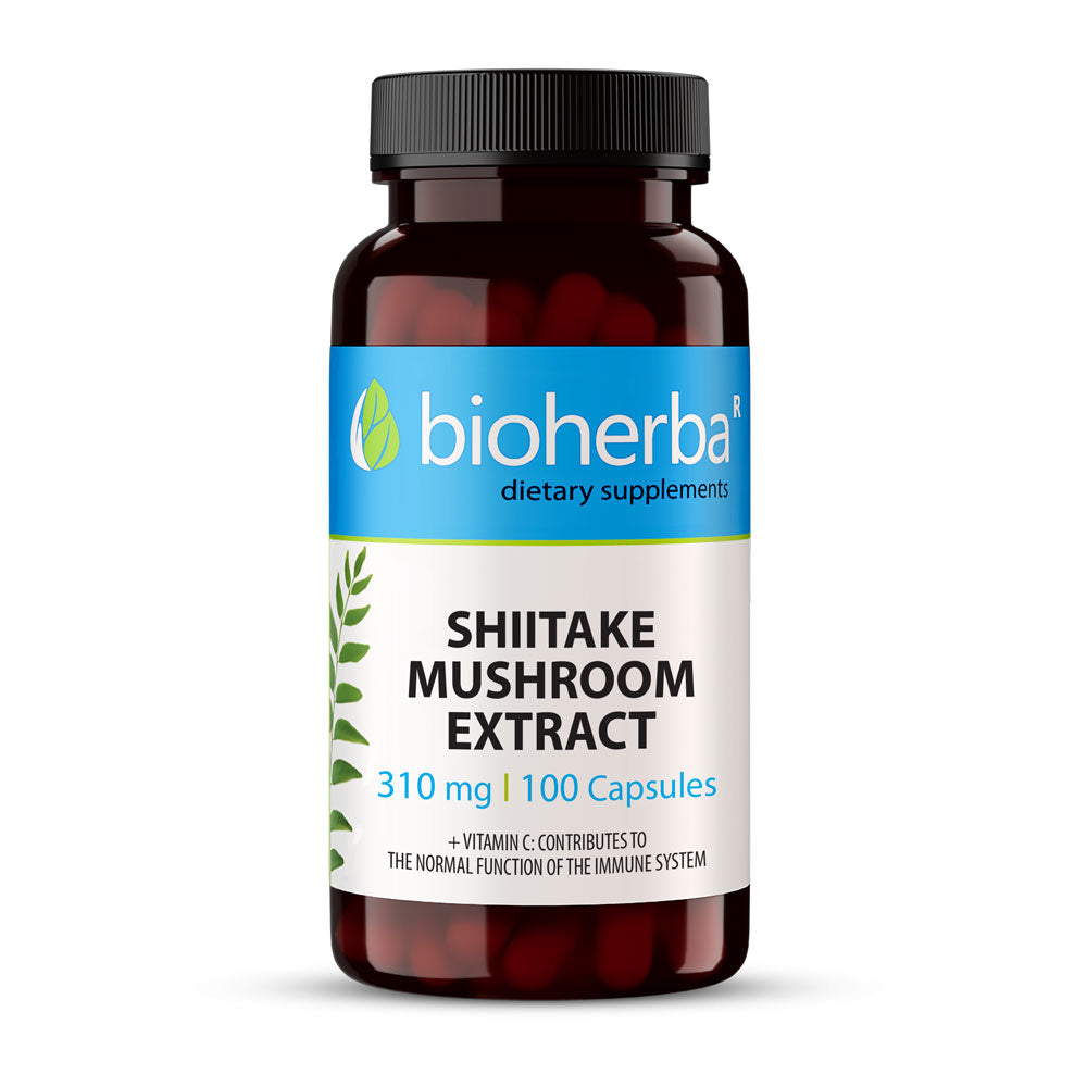 Екстракт от гъби Shiitake 310 mg - 100 капсули
