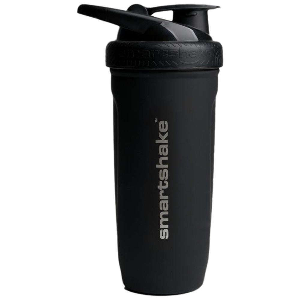Интелигентен шейкър от неръждаема стомана | Черно - 900 ml