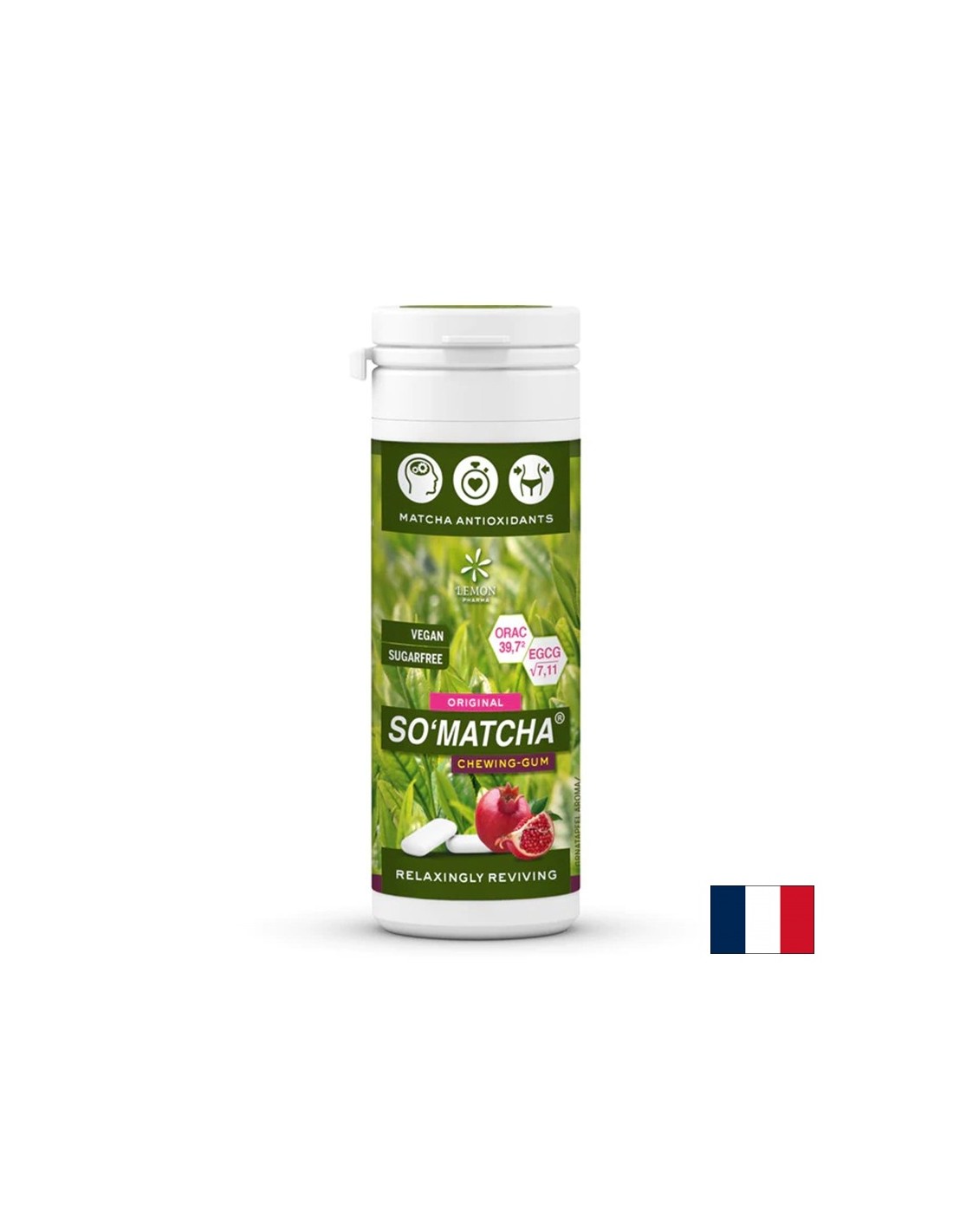 Дъвка за дъвка с матча - So Matcha®, 30 g