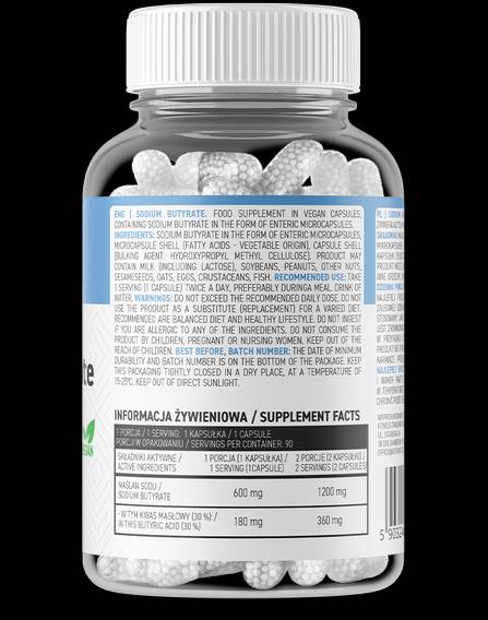 Натриев бутират 600 mg 90 капсули