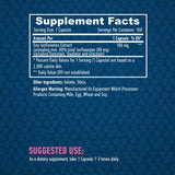 Соеви изофлавони 80% екстракт, не-GMO 100mg / 100 капачки.