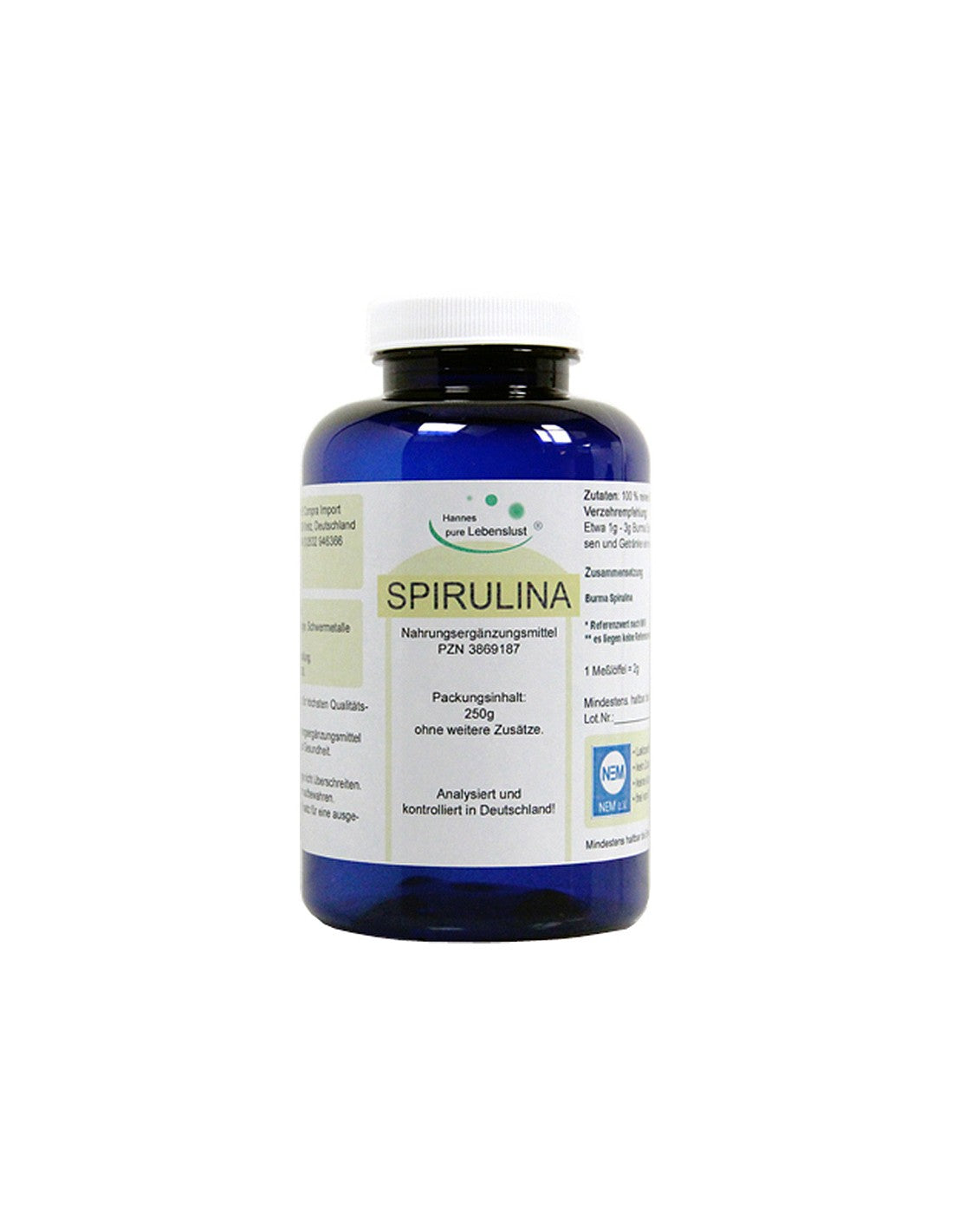 Spirulina - Spirulina, 250 g (прах) el compra