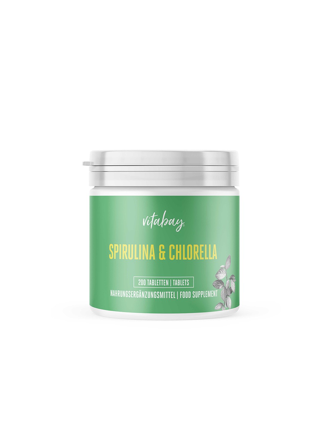 Spirulina &amp; Chlorella Extrakt - Спирулина и Хлорела, 200 табл <tc>Vitabay</tc>