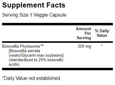 Стандартизирана капсули Boswellia Phytosome 60