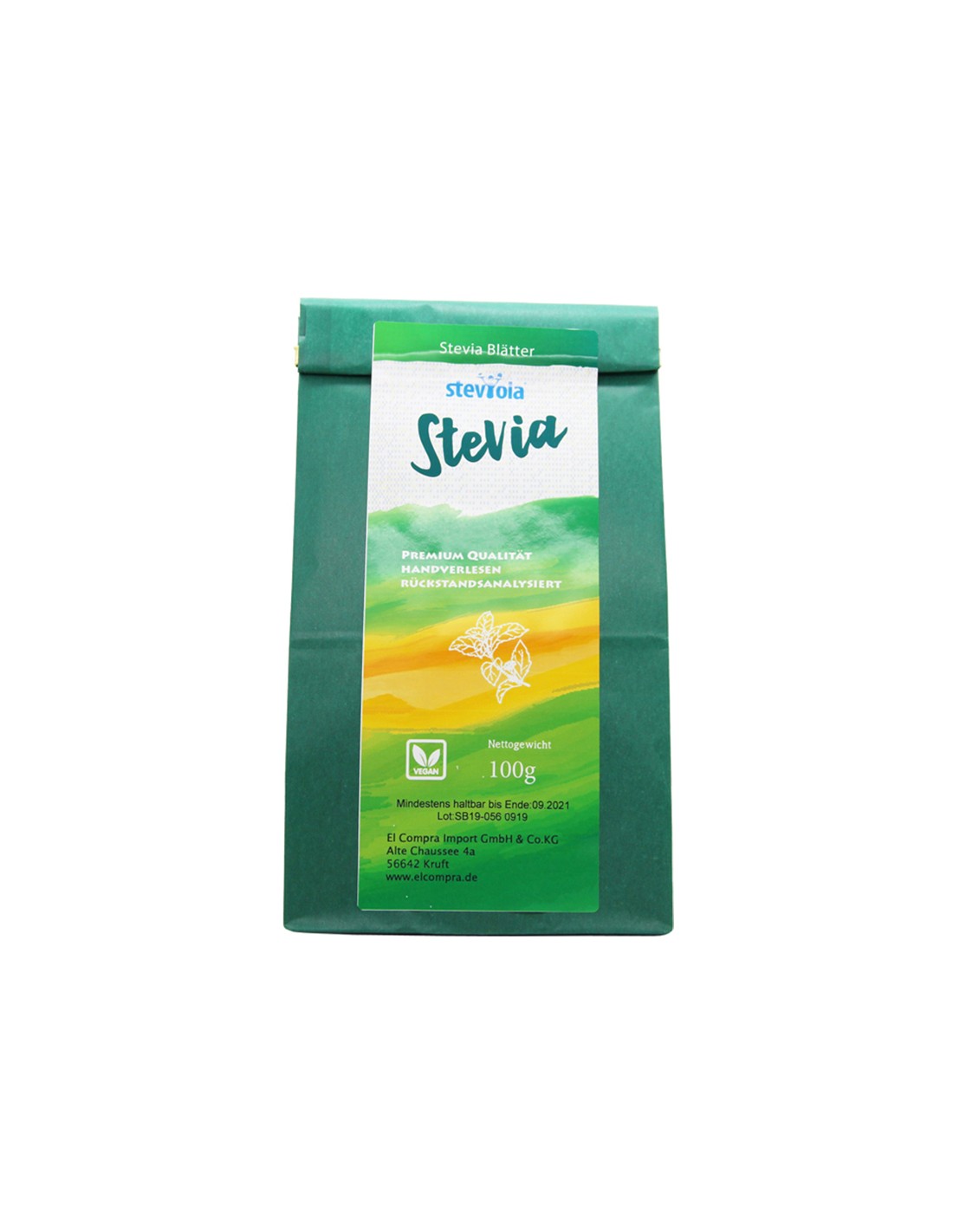 Steviola® Stevia - Stevia (сухи листа), 100 g el compra