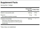 Супер здрави концентрат от червена боровинка 420 mg - 60 гел капсули