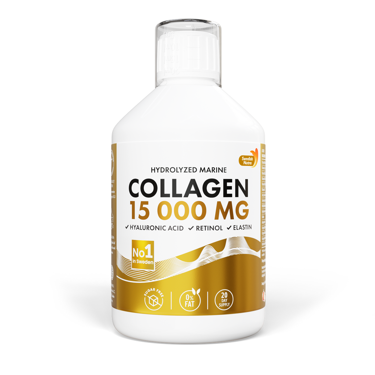 Рибен колаген 15 000 mg с ретинол, хиалурон, еластин - 500 ml