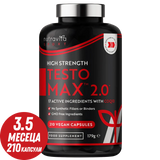 TESTOMAX™ 2.0 /210 капсули, 105 дни/ с Ashwagandha KSM 66®, CoQ10 и корен от мака <tc>Nutravita</tc>
