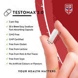 TESTOMAX™ 2.0 /210 капсули, 105 дни/ с Ashwagandha KSM 66®, CoQ10 и корен от мака <tc>Nutravita</tc>