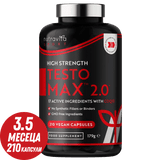 TESTOMAX™ 2.0 /210 капсули, 105 дни/ с Ashwagandha KSM 66®, CoQ10 и корен от мака <tc>Nutravita</tc>