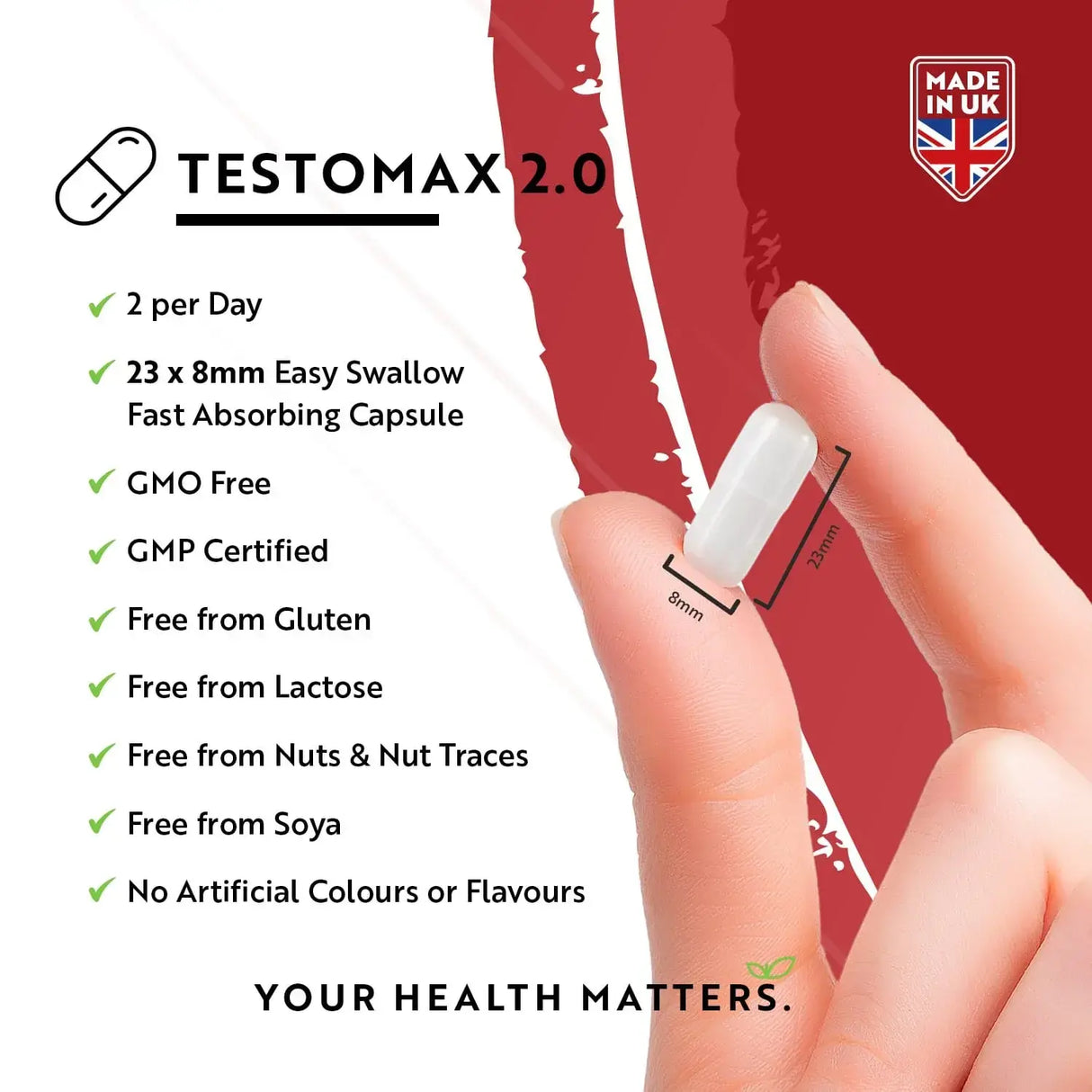 TESTOMAX™ 2.0 /210 капсули, 105 дни/ с Ashwagandha KSM 66®, CoQ10 и корен от мака <tc>Nutravita</tc>