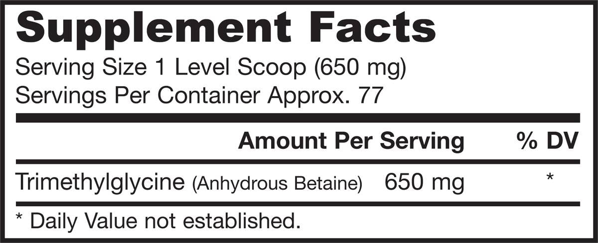 TMG кристали на прах 650 mg 50 грама
