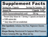 Tudca 200 mg / 100 vcaps