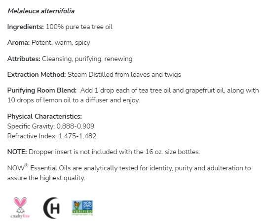 Масло от чаено дърво | 100% чиста melaleuca alternifolia - 30 ml