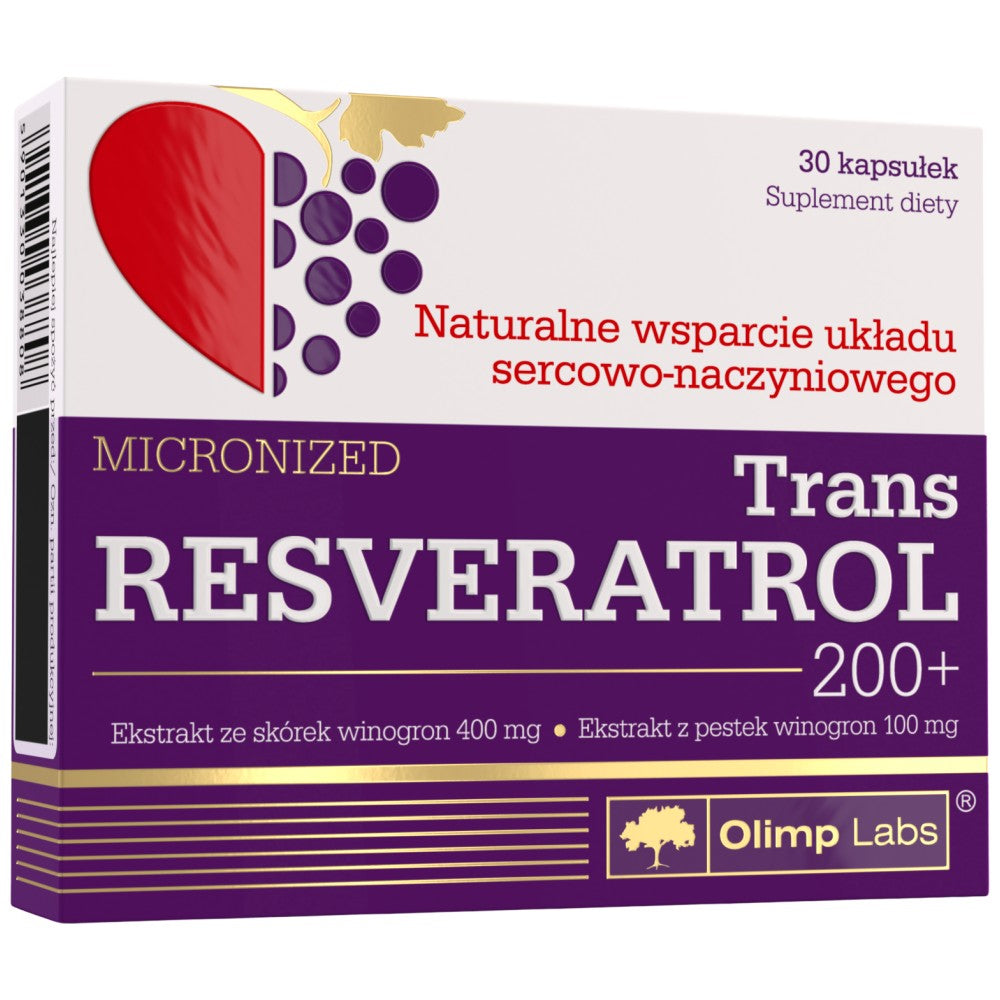 Trans Resveratrol 200+ - 30 капсули