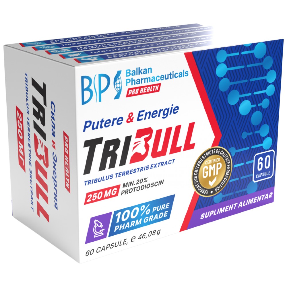 Tribul 250mg | Екстракт от Tribulus Terrestris - 60 капсули