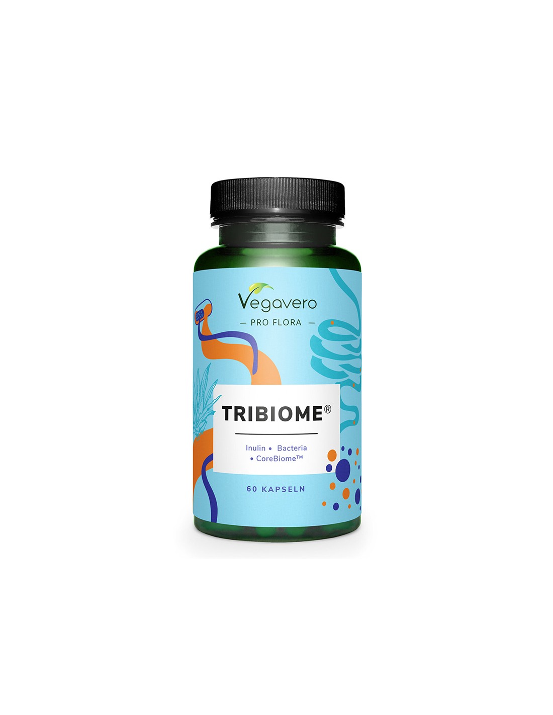 Inulin + Probiotic Tribiome® - 10 милиарда активни пробиотици, 60 капсули