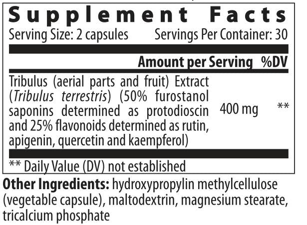 TriStam | Български трибус с 50% фуростанол сапонини 200 mg - 60 капсули