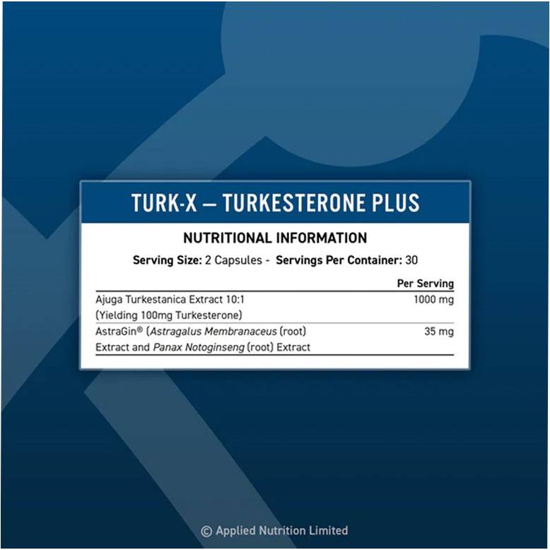 Turk-X | Туркестерон 500 mg - 60 капсули