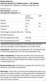 Ultimate Omega 2x 2150 mg - 180 Softgels