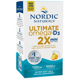 Ultimate Omega 2x Mini 1120mg | С витамин D3 - 60 гел капсули