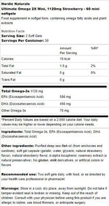 Ultimate Omega 2x Mini 1120mg - 60 дъвчащи гел капсули