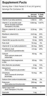 Ултра 1000 mg енергия C с електролити 30 пакета