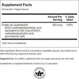 Ultra folate 400 mcg 30 капсули
