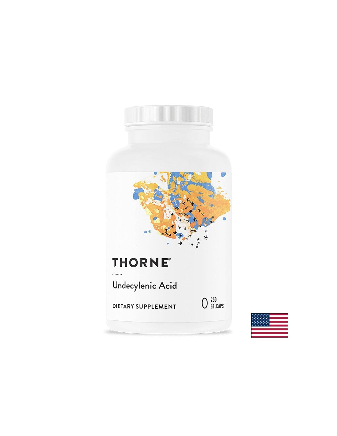 Баланс на чревната и вагиналната флора - Undecylenic Acid, 750 mg x 250 гел капсули <tc>Thorne</tc>