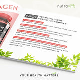 Вегански комплекс за образуване на колаген 180 Vcaps. <tc>Nutravita</tc>