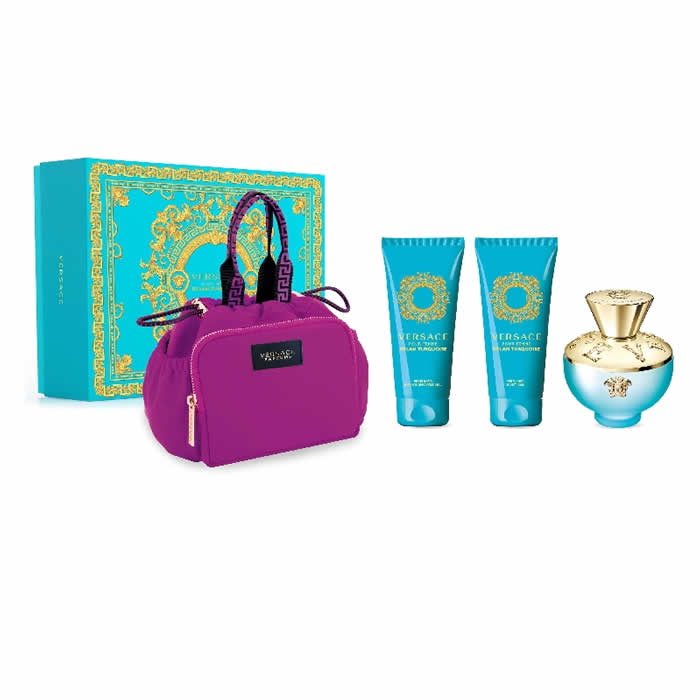 <tc>VERSACE</tc> Dylan Torquoise Eau de Toilette Spray 100ml комплект 4 бр