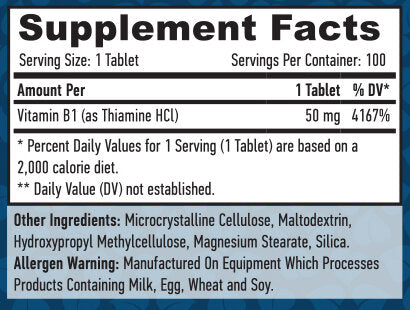 Витамин В-1 / тиамин / 50 mg. / 100 раздела.