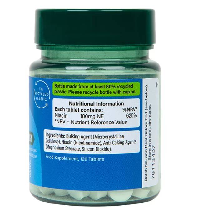 Витамин В3 | Ниацин 100 mg - 120 таблетки