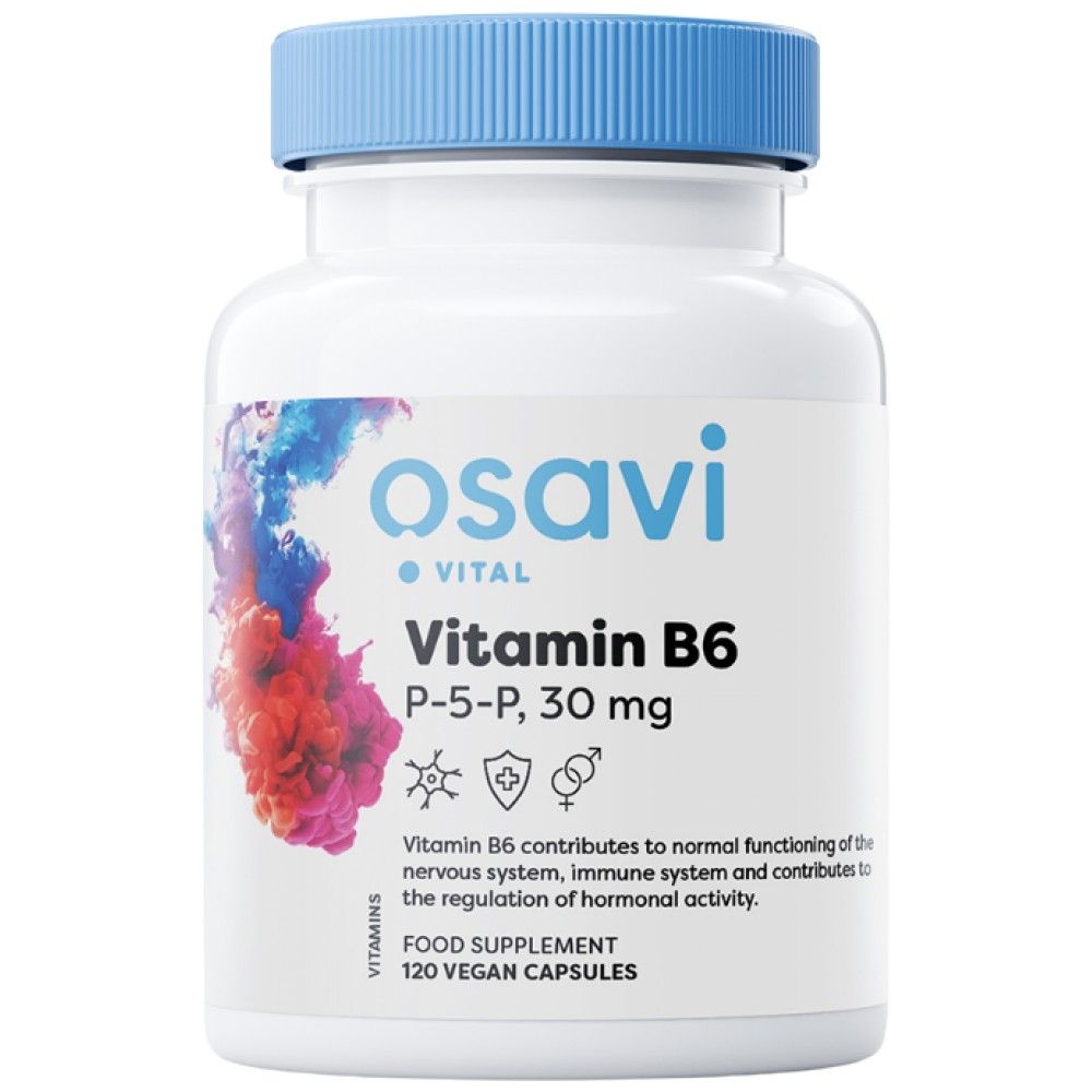 Витамин В6 | P-5-P 30 mg-120 капсули