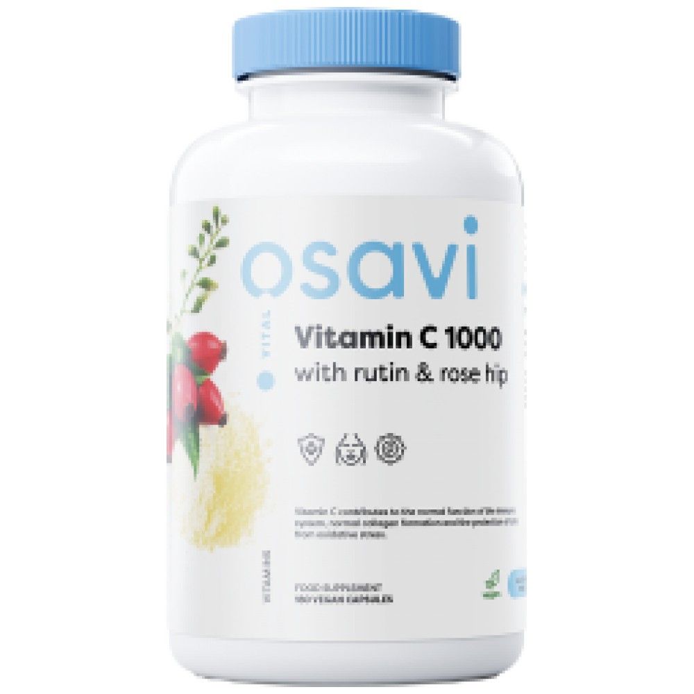 Витамин С 1000 | С Rutin & Rose Hip - 180 капсули
