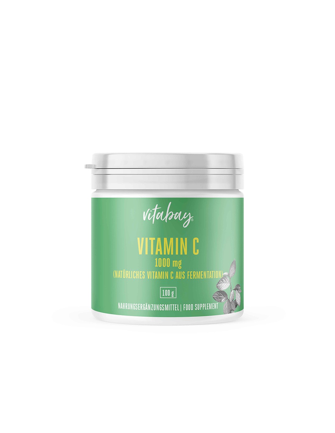 Vitamin C Pulver - Витамин С 1000 mg (веган), 100 g на прах <tc>Vitabay</tc>