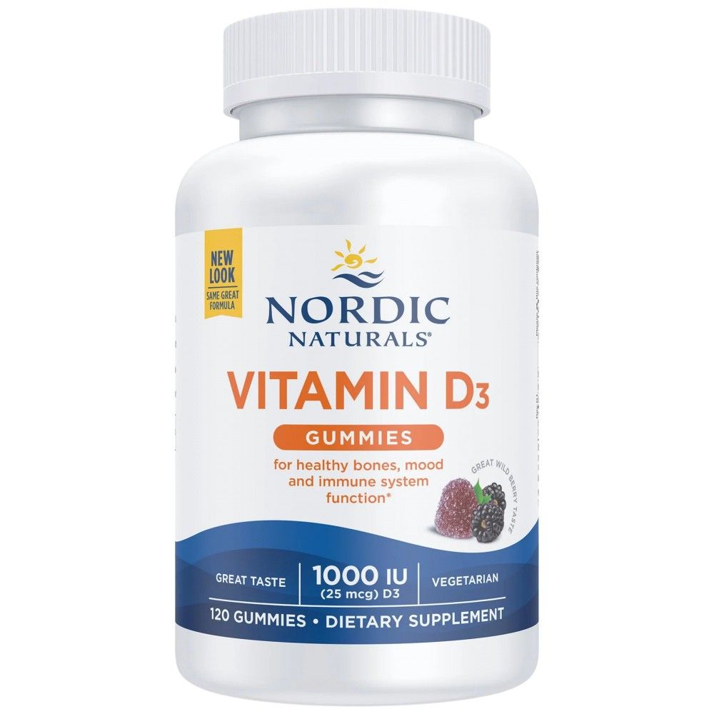 Витамин D3 Gummies 1000 IU - 120 Gummies