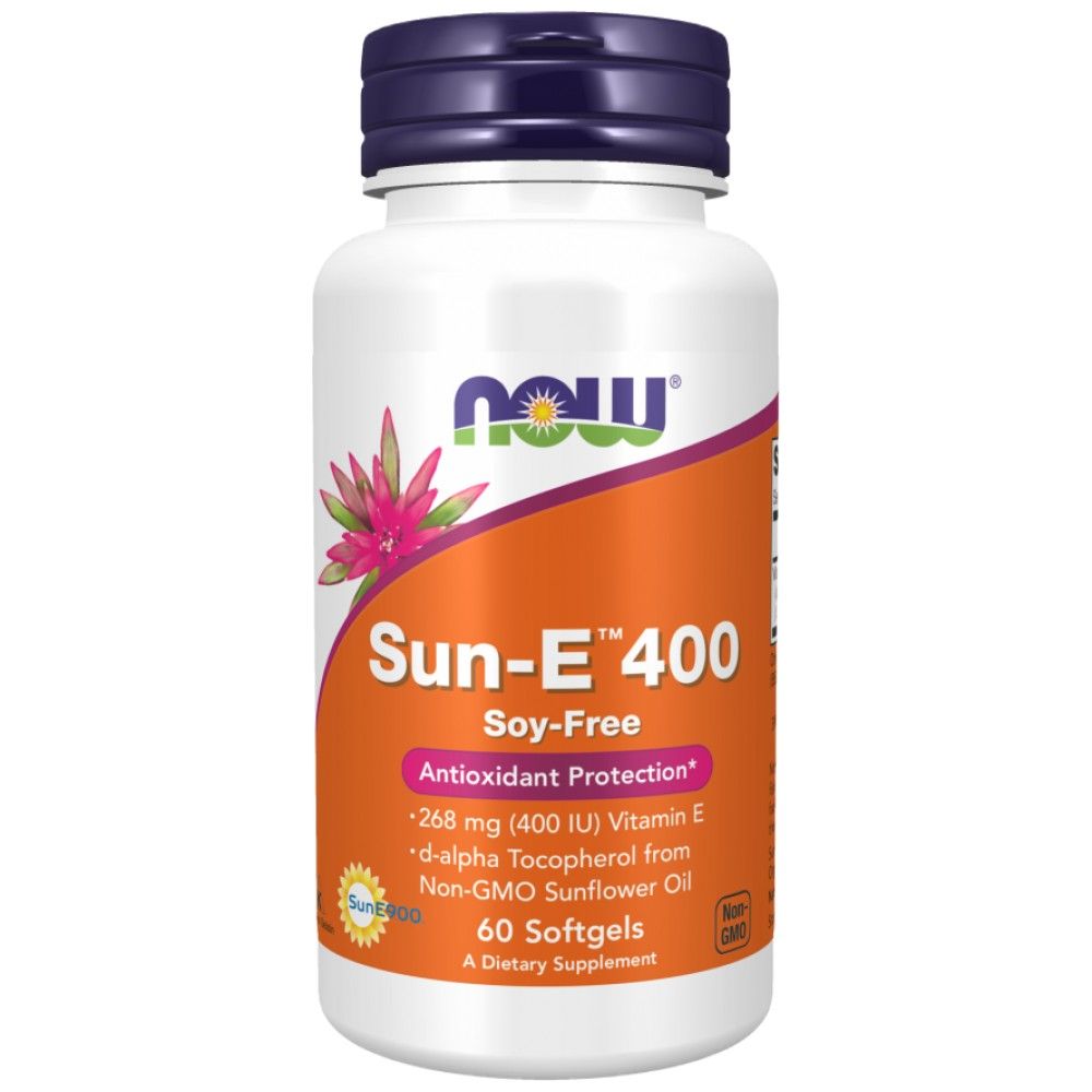 Витамин E / Sun -E 400 IU - 60 гел капсули
