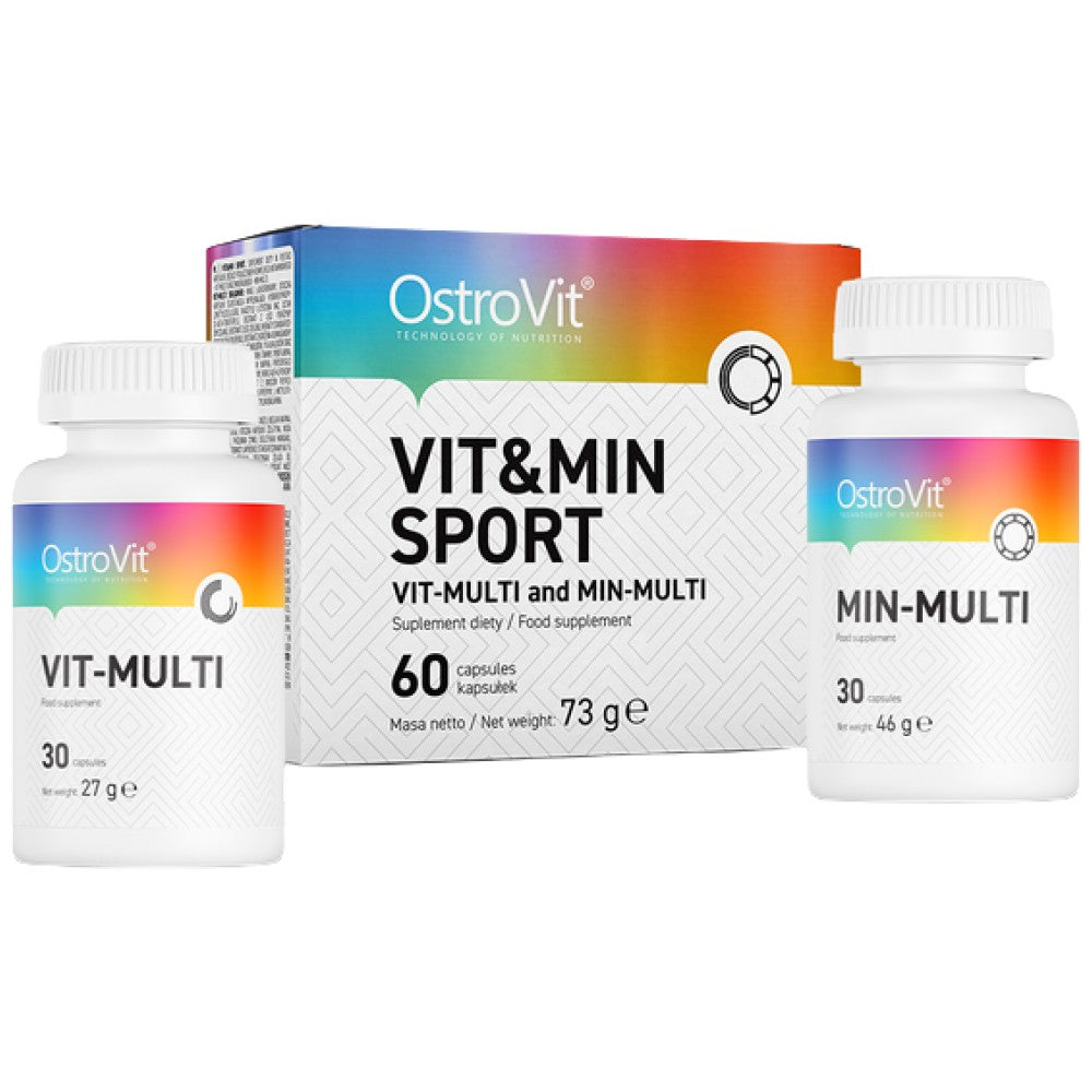 Vitandmin Sport / Vit-Multi и Min-Multi Формула 2 x 30 капсули