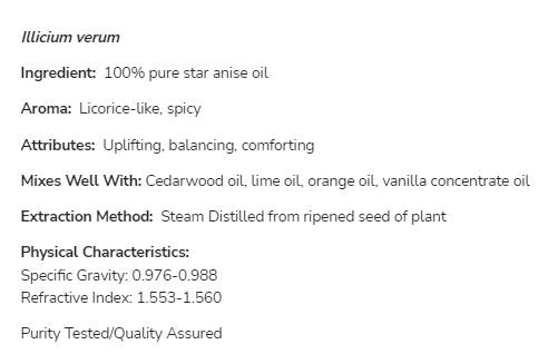 Star Anise Oil | 100% чист illicium verum - 30 ml
