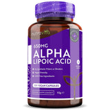 Alpha Lipoic Acid 650mg /120 капсули, 120 дози/ <tc>Nutravita</tc>